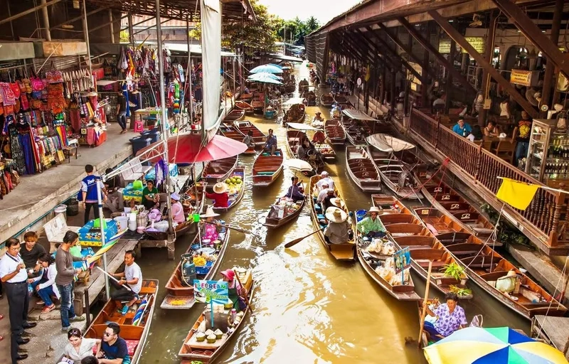 Kinh nghiệm tham quan Chợ nổi Damnoen Saduak
