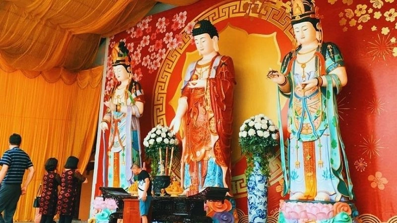 Chùa Ba Vàng mang vẻ đẹp linh thiêng và thanh bình