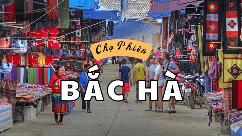 Chợ phiên Bắc Hà tọa lạc tại trung tâm thị trấn Bắc Hà, tỉnh Lào Cai, được xem là một trong những chợ phiên vùng cao nổi tiếng và đông đúc nhất miền Bắc
