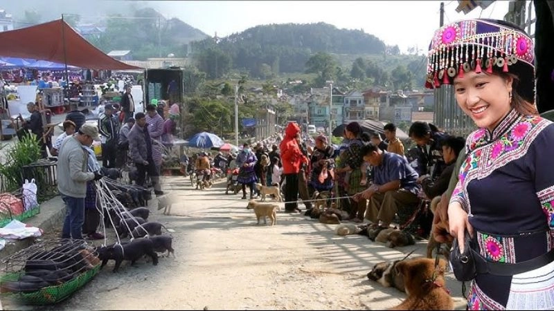 Chợ phiên Bắc Hà nơi hội tụ của muôn mặt đời