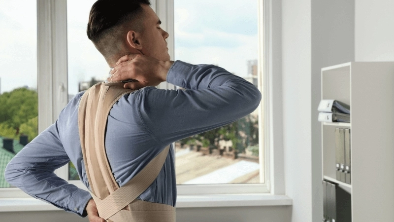 Các thiết bị hỗ trợ giúp phân bổ áp lực đều hơn lên vùng thắt lưng