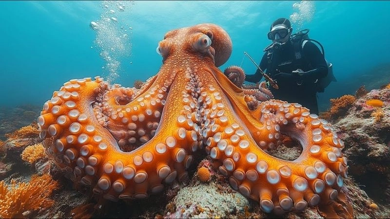 Bạch tuộc ngụy trang bậc thầy đại dương