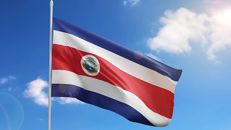Lịch sử, nguồn gốc ra đời của quốc kỳ Costa Rica