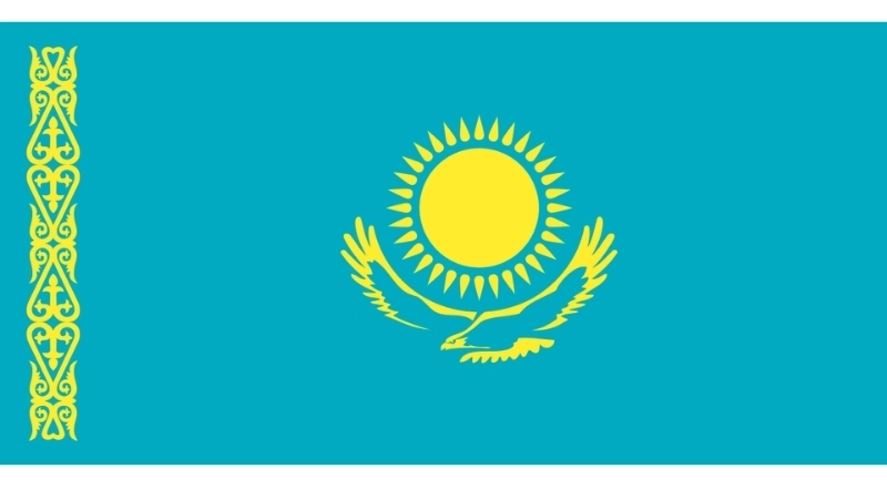 Đặc điểm hình dạng của quốc kỳ Kazakhstan hiện tại