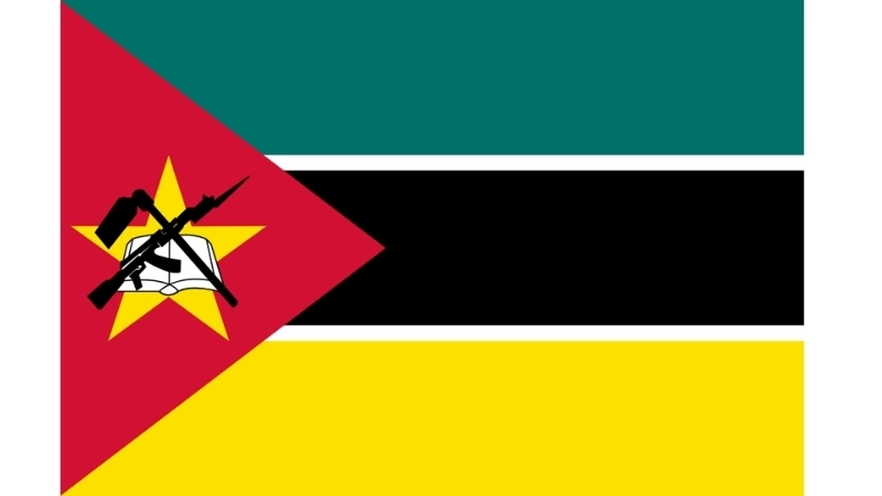 Đặc điểm hình dạng của quốc kỳ Mozambique hiện tại