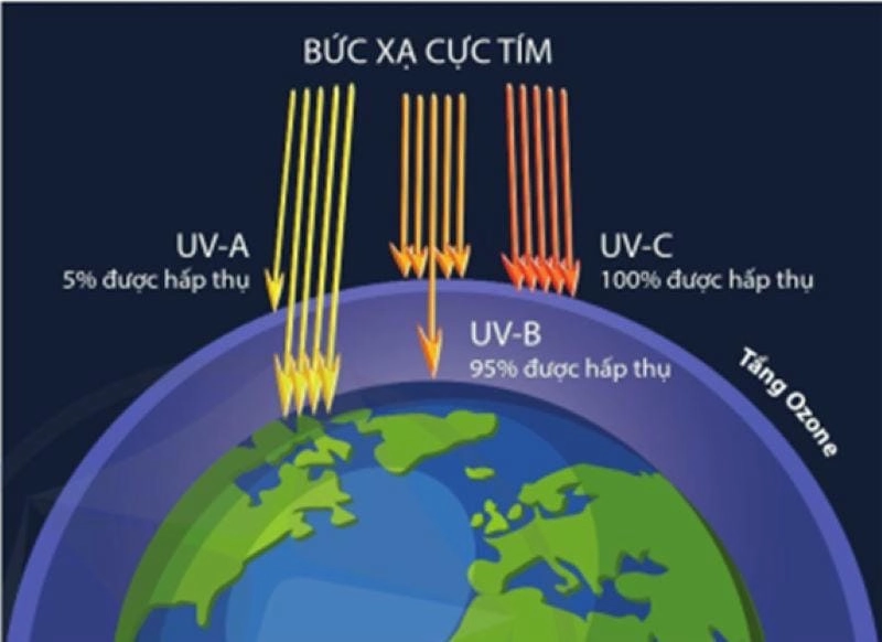 Cơ chế hoạt động của tầng ozone ngăn chặn tia UV xuyên qua khí quyển