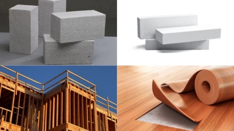 Các loại vật liệu nhẹ phổ biến trên thị trường