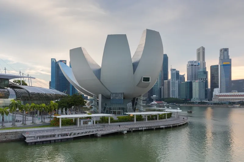 ArtScience Museum nổi bật giữa lòng Marina Bay