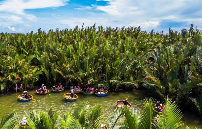 Bình yên Bến Tre với hoàng hôn trên sông nước