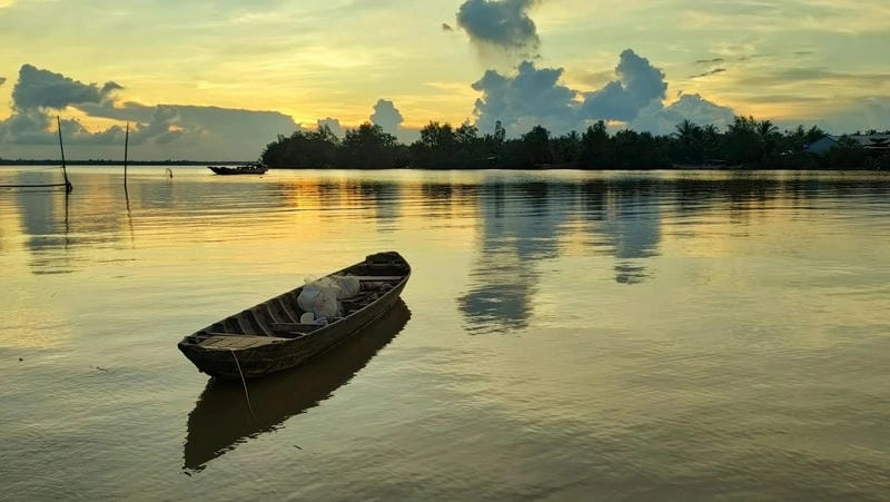 Không gian Bình yên miền Tây giữa cánh đồng lúa