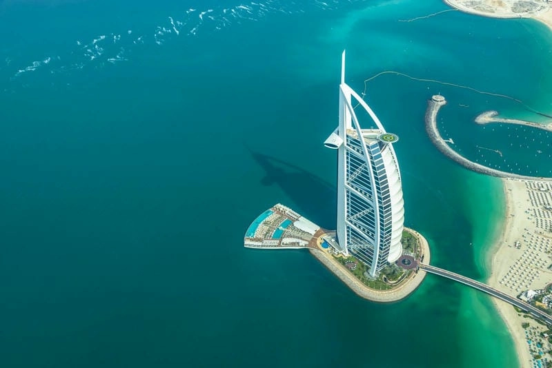 Hình ảnh Dubai Burj Al Arab biểu tượng thành phố xa hoa