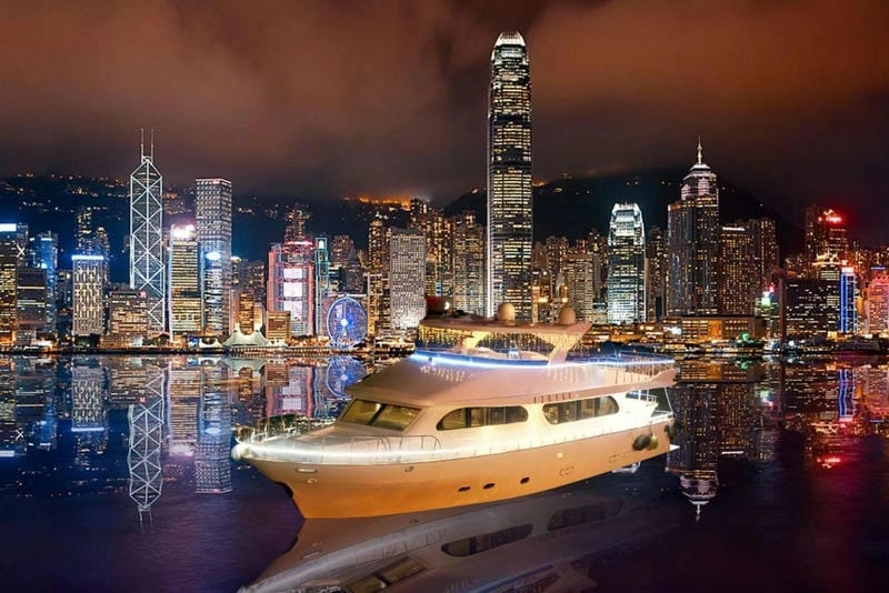 Chiêm ngưỡng ánh đèn lung linh tại Cầu cảng Victoria Hong Kong về đêm