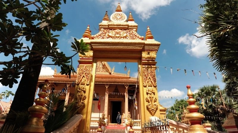 Chùa Khléang Sóc Trăng ảnh đẹp kiến trúc Khmer độc đáo