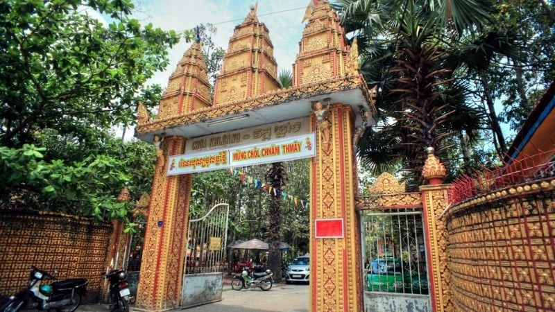 Kiến trúc Chùa Khléang Sóc Trăng tinh xảo cổ kính