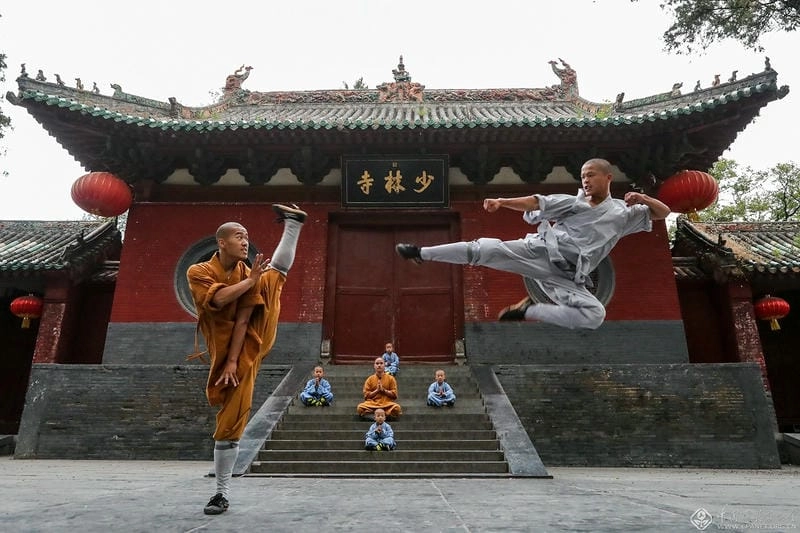 Tham quan sau chùa thiếu lâm tự yên bình