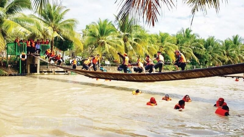 Thư giãn Cồn Thới Sơn giữa khung cảnh hữu tình