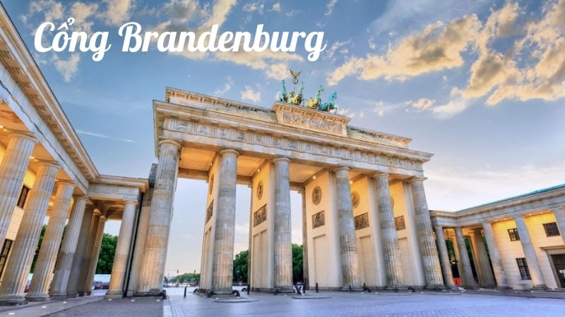 Kiến trúc ấn tượng của Cổng Brandenburg tại Berlin
