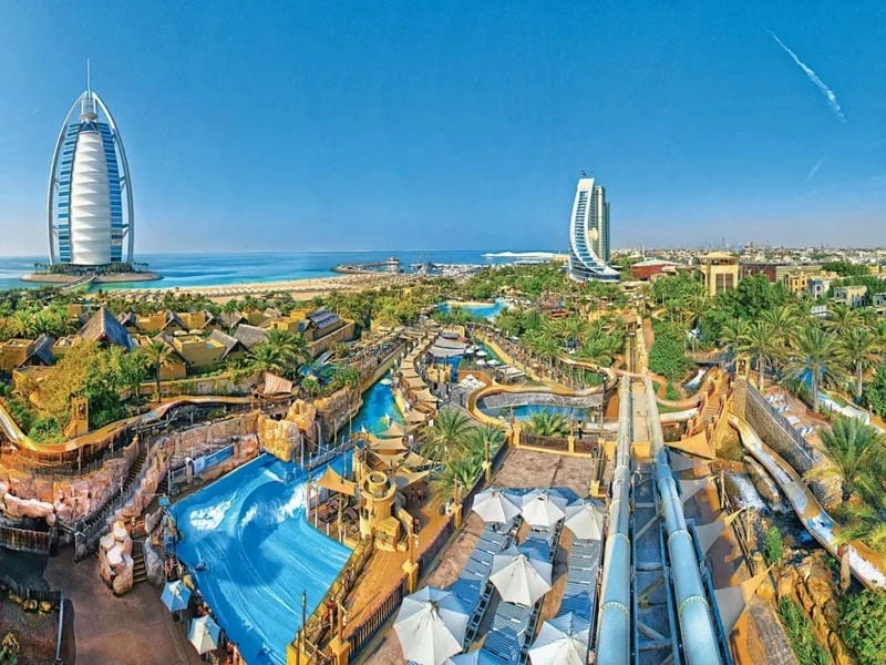 Trò chơi hấp dẫn tại Công viên nước Wild Wadi