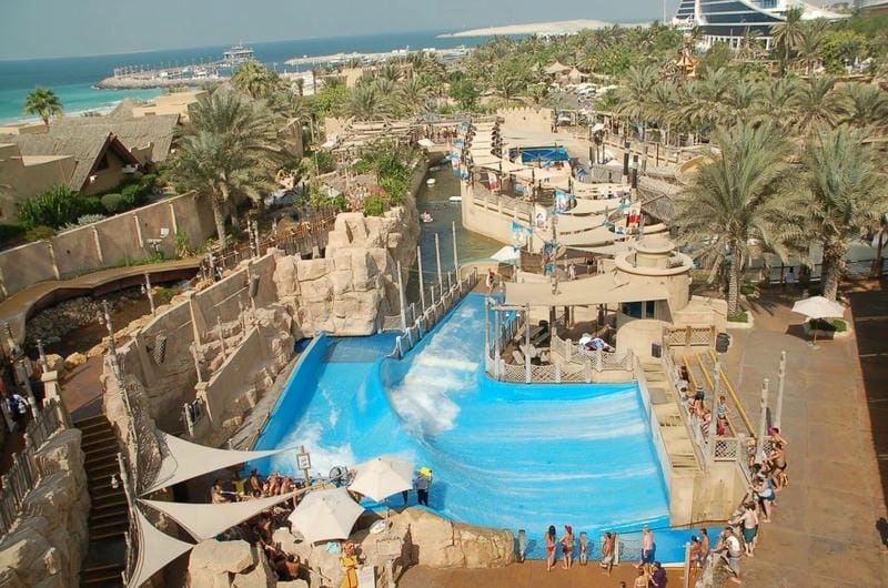 Wild Wadi nhìn từ trên cao toàn cảnh ấn tượng tuyệt vời