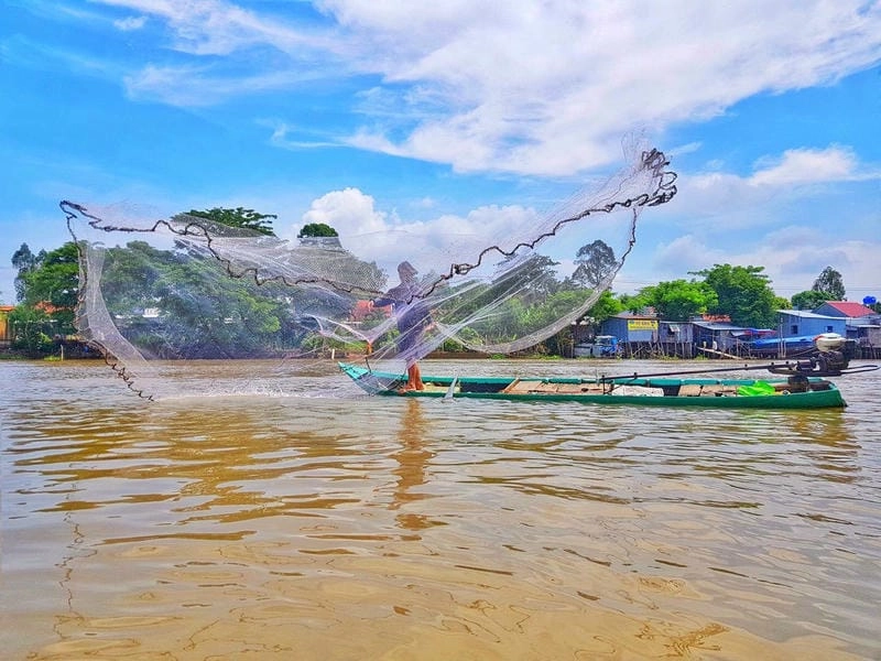 Làng quê yên bình tại Cù lao Ông Hổ