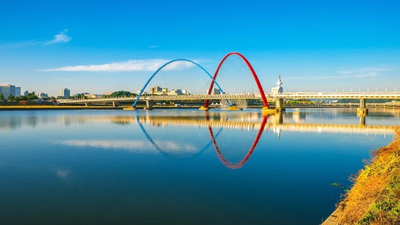 Khoảnh khắc bình yên bên bờ sông ở Daejeon