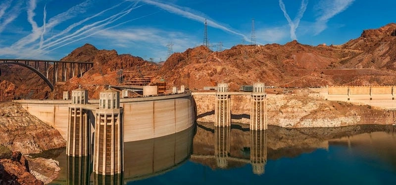 Ngắm cảnh sông Colorado Hoover Dam tuyệt đẹp