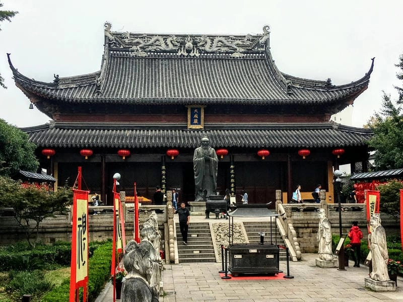 Kiến trúc Đền thờ Khổng Tử độc đáo