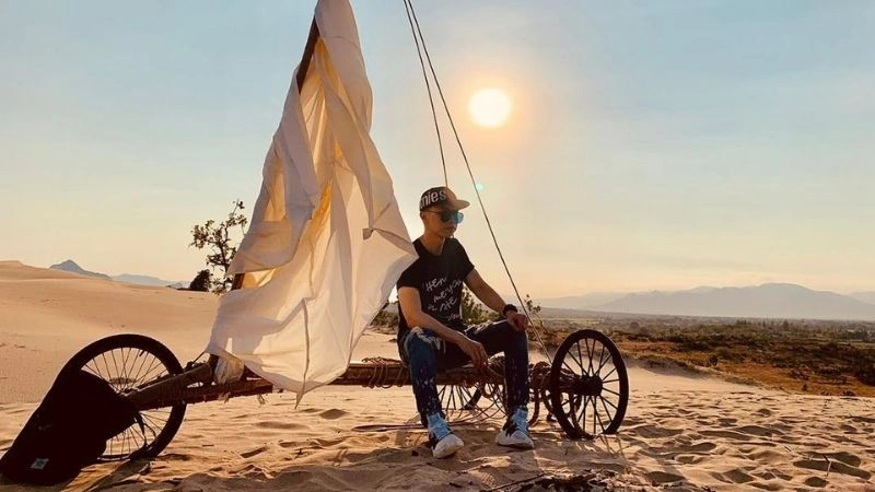 Bình minh Đồi cát Nam Cương dịu dàng thanh mát