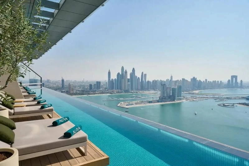 Ghé thăm dễ dàng theo Địa chỉ Aura Skypool Palm Jumeirah