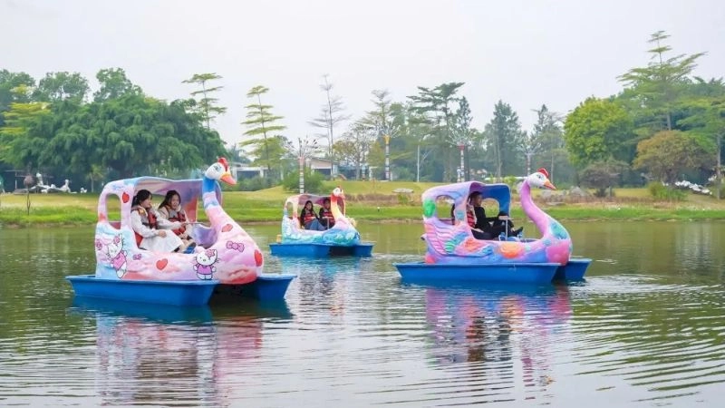 Hồ Đại Lải là nơi lưu giữ nhiều khoảnh khắc đẹp