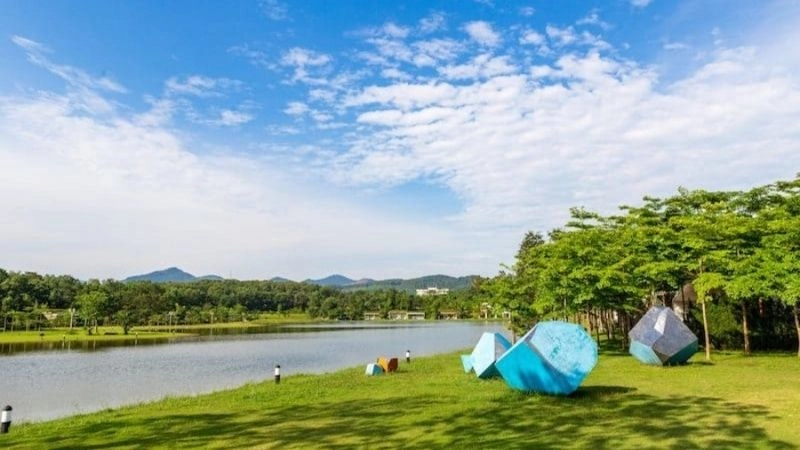 Hồ Đại Lải là nơi hòa mình vào thiên nhiên yên ả