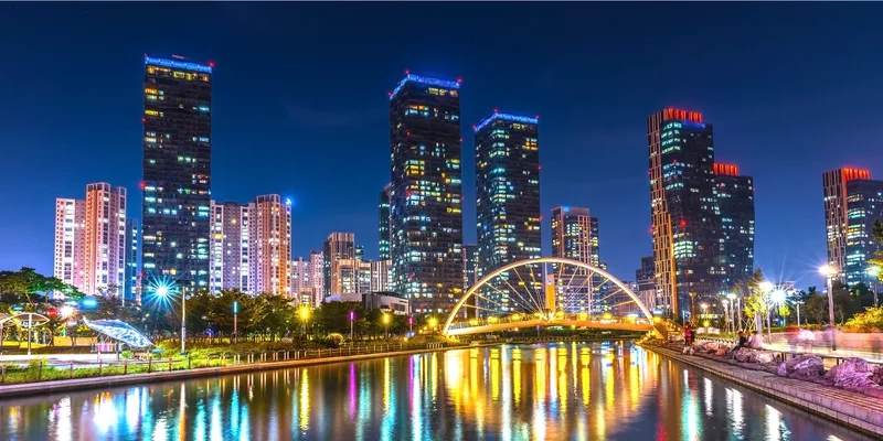 Incheon bừng sáng lung linh về đêm