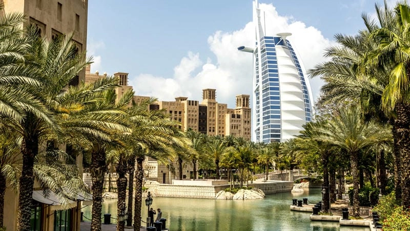 Tải Khu nghỉ dưỡng Madinat Jumeirah wallpaper 4K