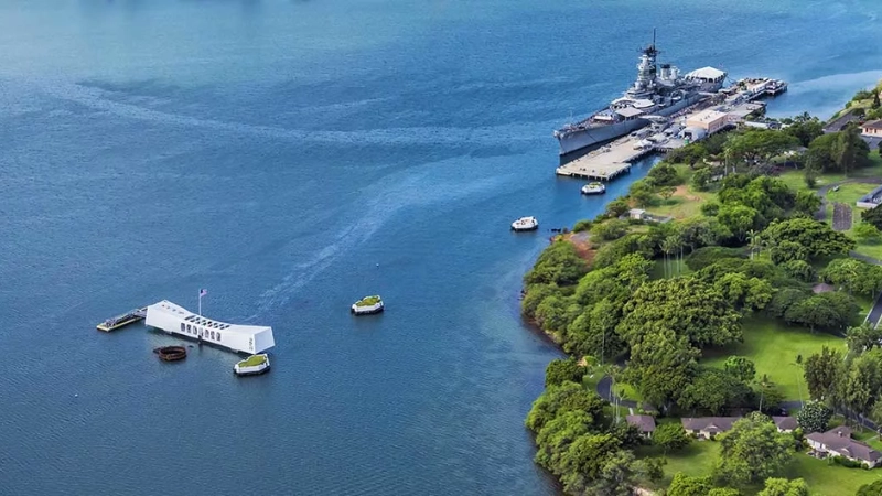 Kiến trúc độc đáo của Đài tưởng niệm USS Arizona