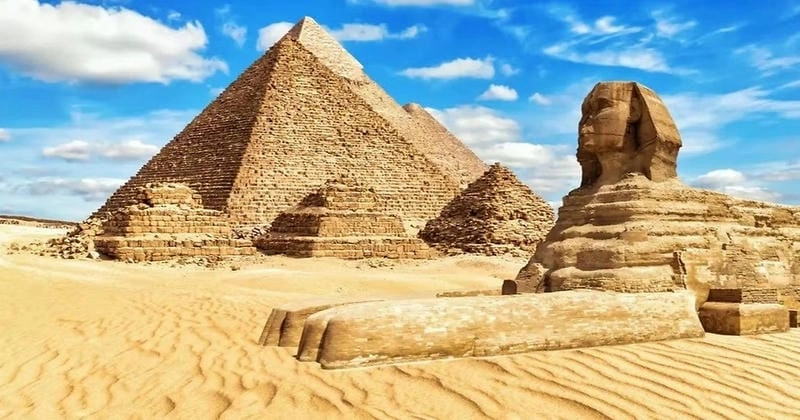 Ngắm nhìn Giza Pyramids Ai Cập hình ảnh