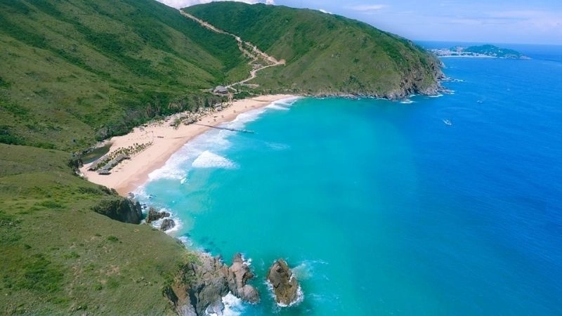 Cảnh biển Kỳ Co xanh ngắt đầy sức sống