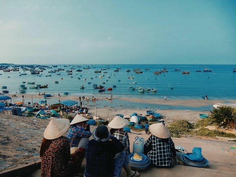 Làng chài Mũi Né mang nét mộc mạc của biển