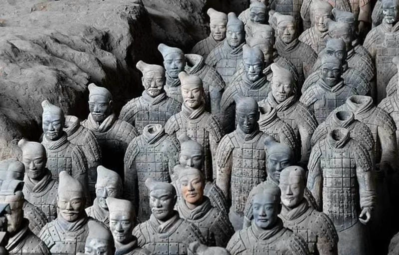 Xem Hình ảnh tượng binh mã Tần Thủy Hoàng ấn tượng