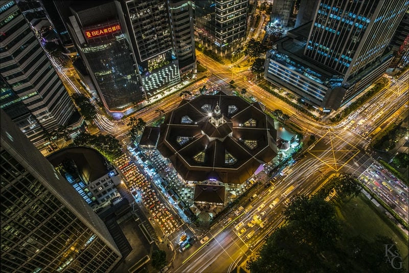 Kiến trúc Victoria Singapore Dấu tích phong cách thuộc địa được lưu giữ tại Lau Pa Sat
