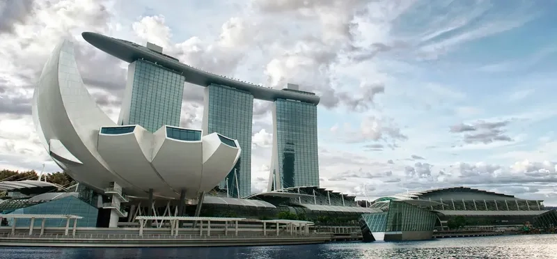 Marina Bay Sands với view thành phố tuyệt đẹp
