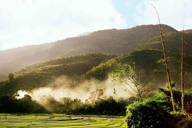 Mùa đông Bắc Kạn se lạnh bao phủ cảnh sắc nên thơ