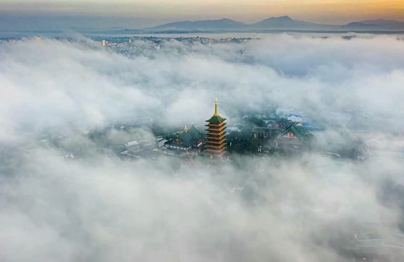 Mùa đông Pleiku lạnh giá đậm đà sắc sương mù