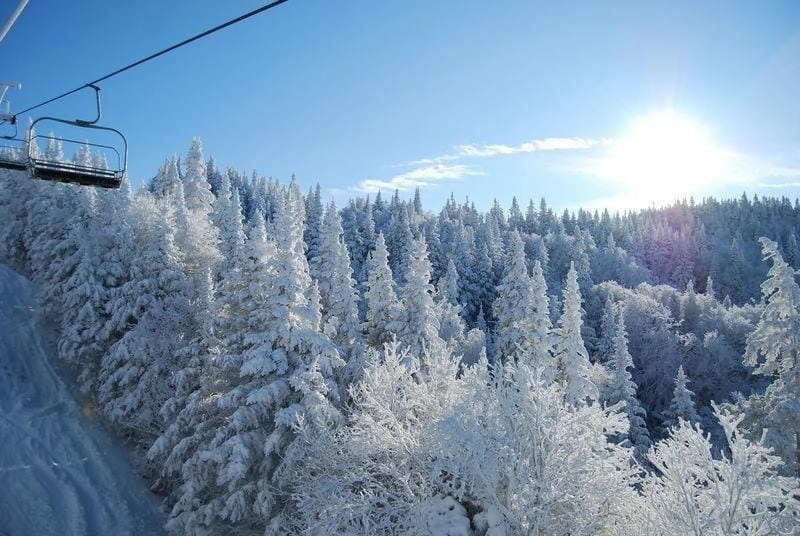 Bình minh tuyết rơi ở Lake Tahoe đẹp đến nao lòng