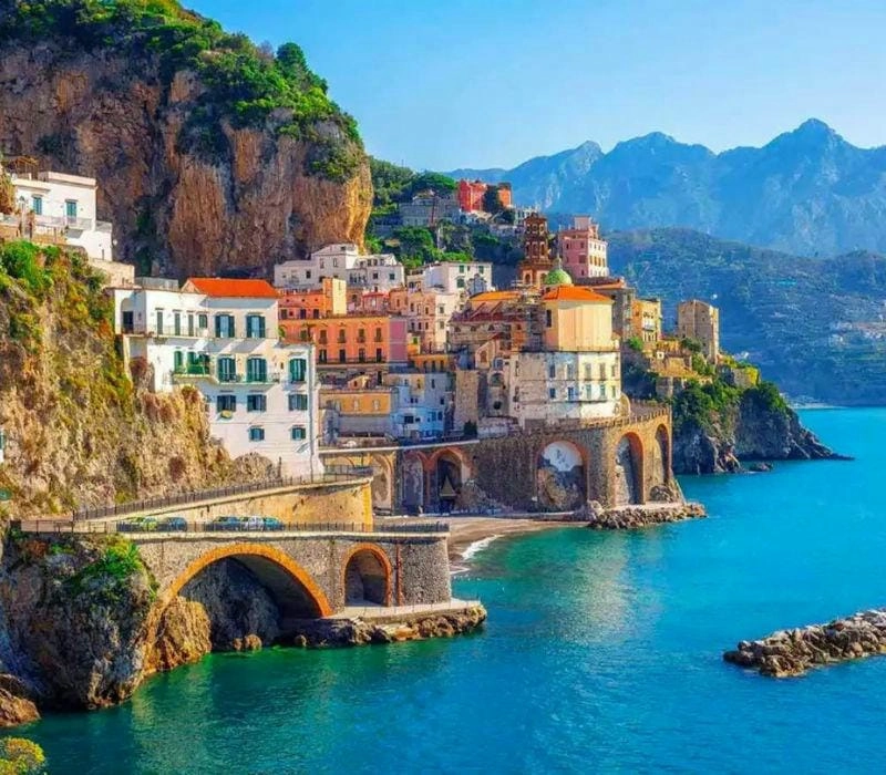 Bình minh Amalfi đẹp đến nao lòng