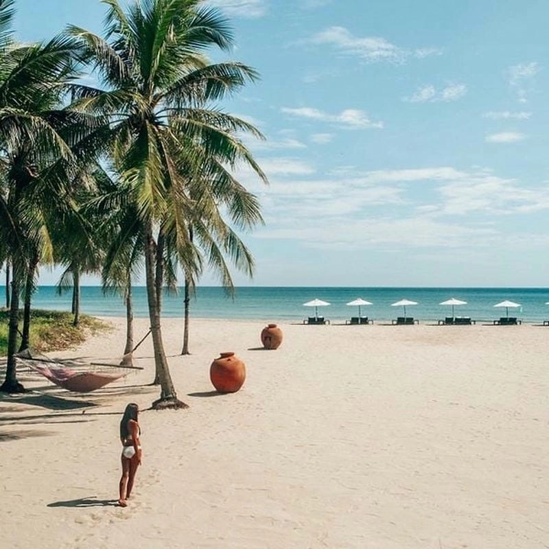 Ảnh biển Cà Mau mùa hè xanh mát làm say lòng người