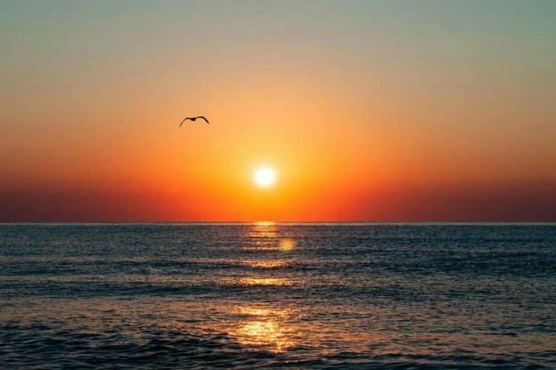 Cảnh bình minh biển Đà Nẵng làm dịu tâm hồn