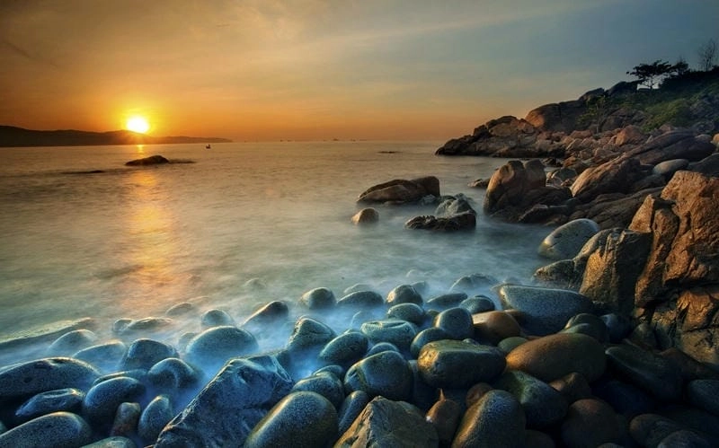 Đắm chìm trong khoảnh khắc hoàng hôn Quy Nhơn đầy lãng mạn