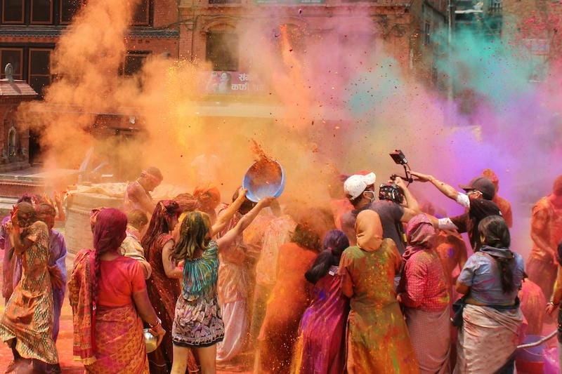Những trải nghiệm độc đáo tại lễ hội Holi Ấn Độ vô cùng vui nhộn