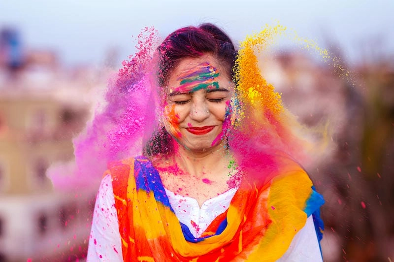 Mùa xuân Vrindavan sống động cùng lễ hội Holi