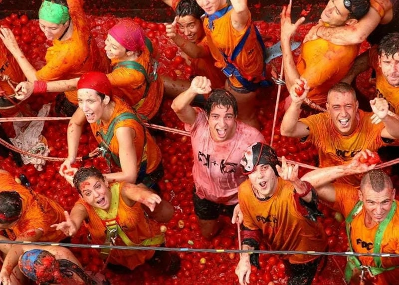 Những hoạt động hấp dẫn tại La Tomatina Tây Ban Nha vô cùng vui nhộn